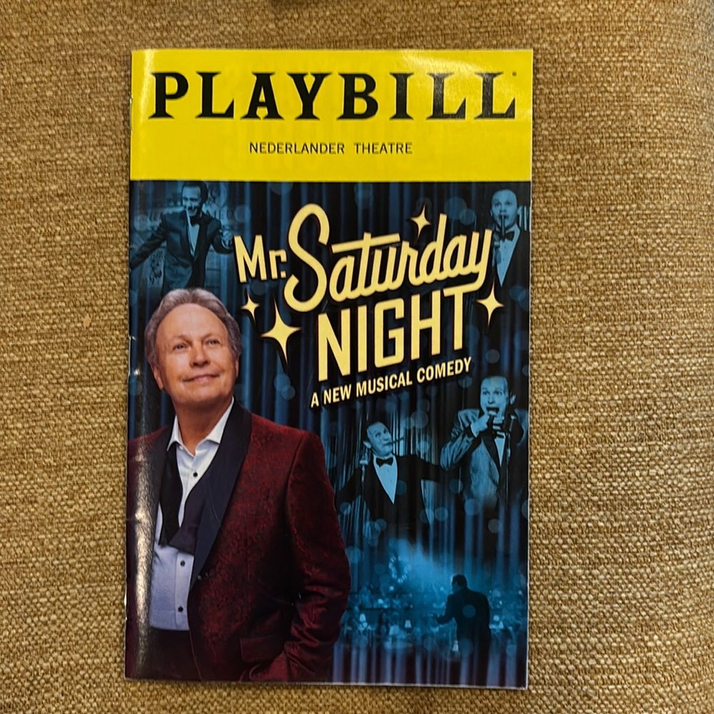 Playbill Mr. Saturday Night